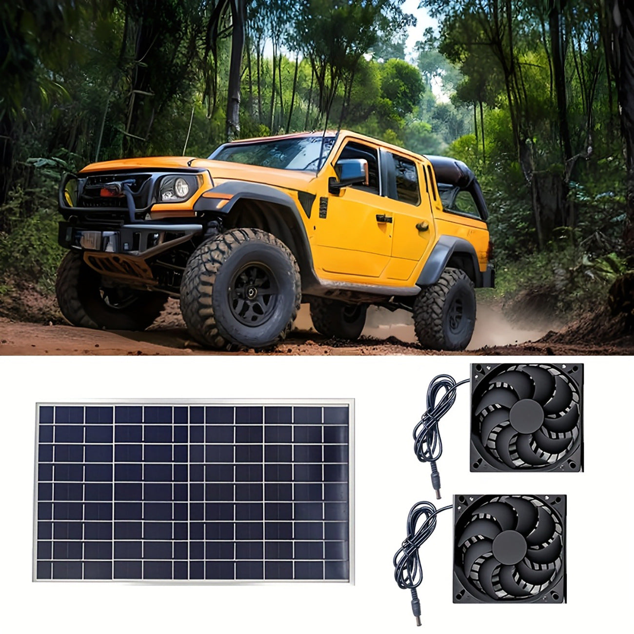 Exclusive Solar Ventilation Fan Exhaust Fan Solar Photovoltaic Pet House Ventilation Convection Cooling Blower