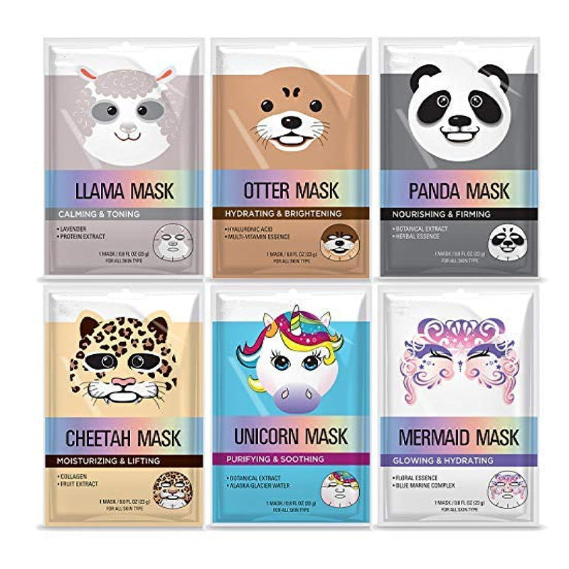 MOIKA Full Pore Shrinking White Tiger Mask Hydrating3D Animal Quality Oil Control Moisturizing Skin Care