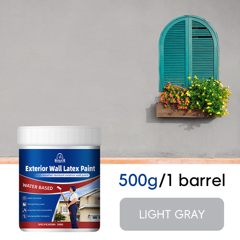 Qixia Exterior Wall Latex Paint Wall Renovation Special Repair Exterior Wall Paint Color Change Coating Wall Paint Exterior Wall Coating