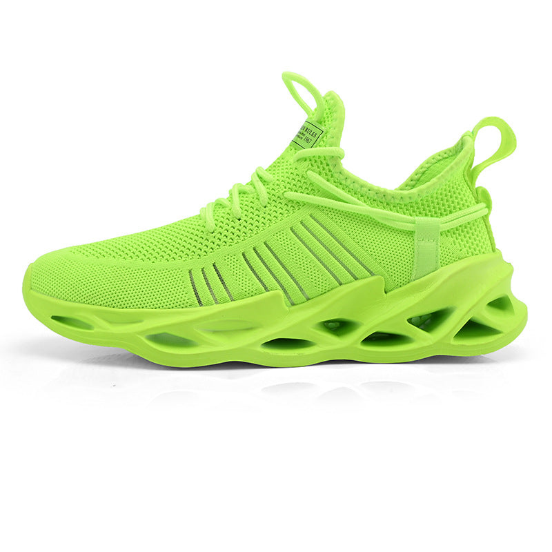 Summer Youth Coconut Shoes for Middle and High School Students, Breathable Mesh Blade Edge, Wear-resistant, Non-slip Sports Running Shoes, Casual Trendy Shoes