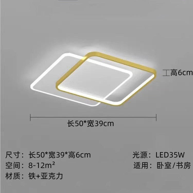 2025New Simple Modern Style led Ceiling Lamp Round Room Light Fixture Nordic Style Master Bedroom Dining Room Home Light Fixture