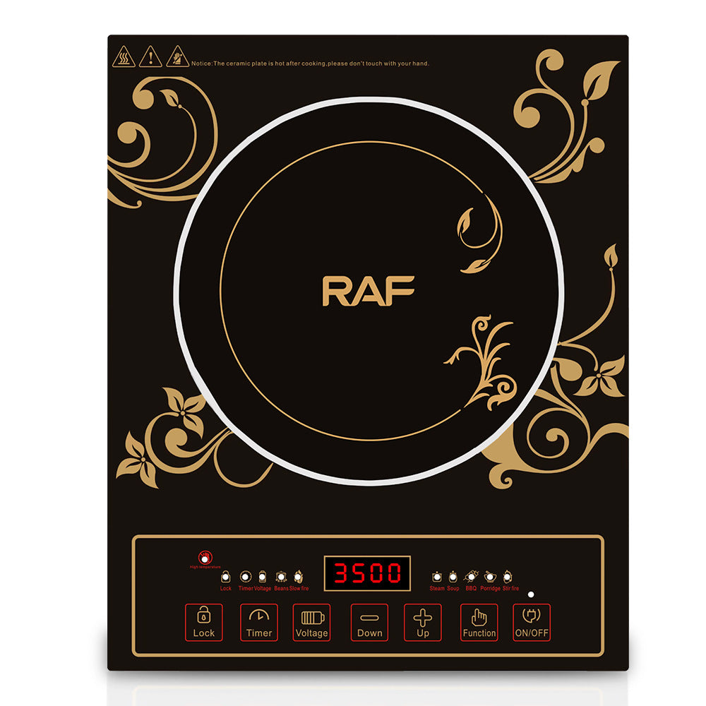 RAF European Standard High-Power Stir-Fry Hot Pot Electric Ceramic Stove Household Multi-Function Light Wave Induction Cooker Countertop Electric Stove8060