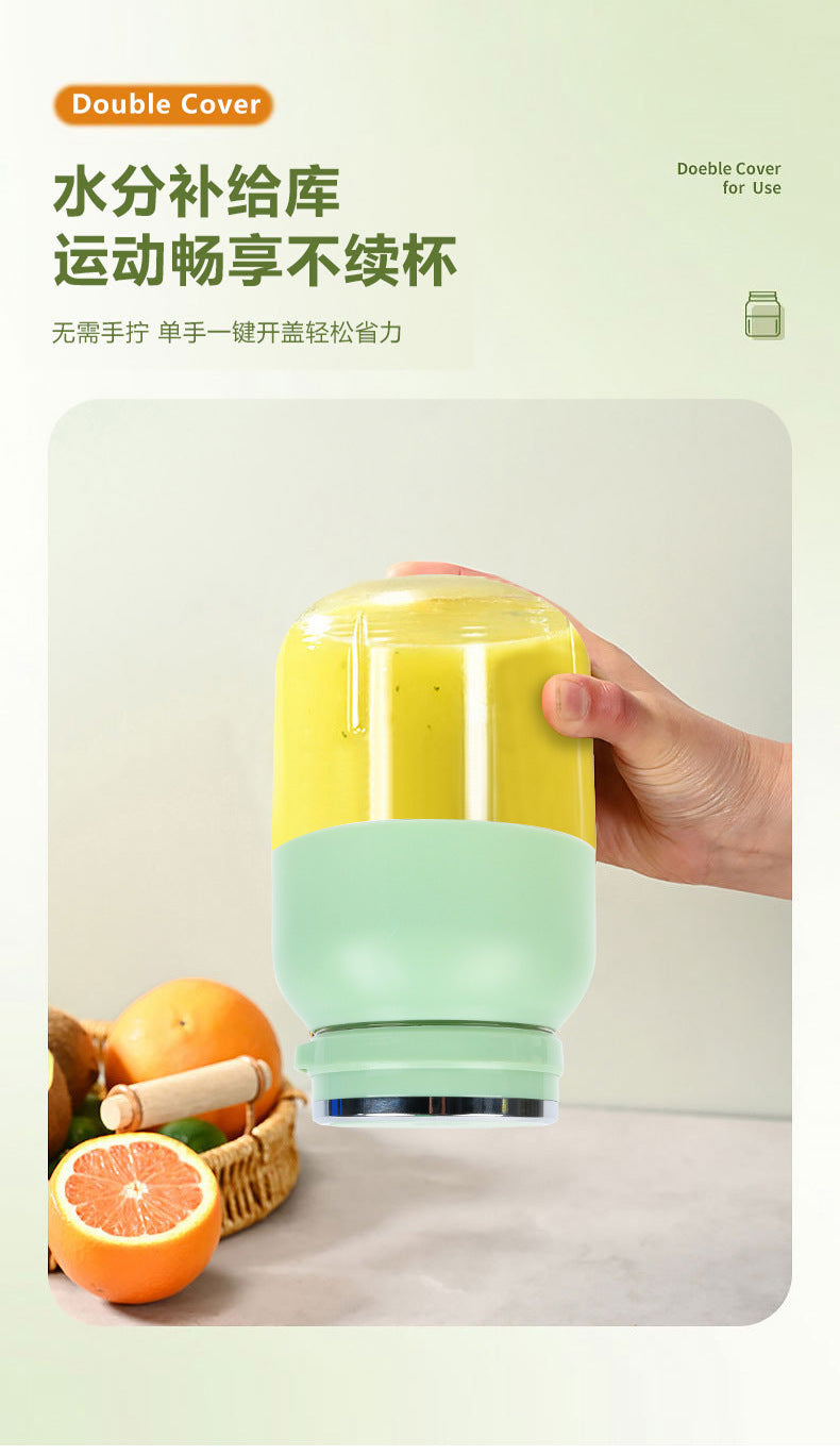 Household Small Portable Juicer Wireless Charging Juicing Cup Summer Electrical Appliances Electric Juice Cup Ton Ton Cup