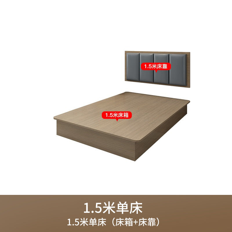 Hotel Bed Hotel Furniture Standard Room Full Set B&B Express Hotel Apartment Single and Double Bed B&B Guest Room Special Bed