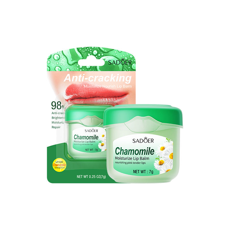 Full English Lip Balm SADOER Honey Hydrating Avocado Anti-Dry Crack Peach Lip Mask  Wholesale