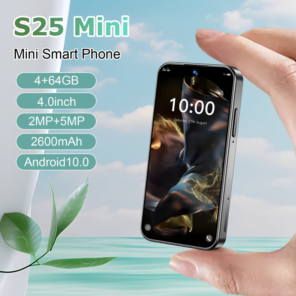Hot Sale S25 Mini Mini Smartphone4+64G All-Network Dual-SIM Dual-Standby Android mini Mobile Phone