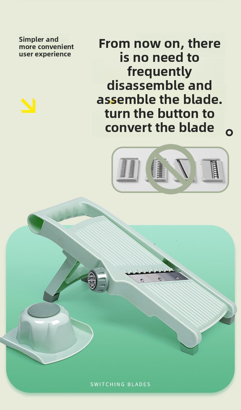 Household Multifunctional Vegetable Cutter Fruit Slicer Kitchen Convenient Lemon Slicer Potato Shredder Vegetable Cutter