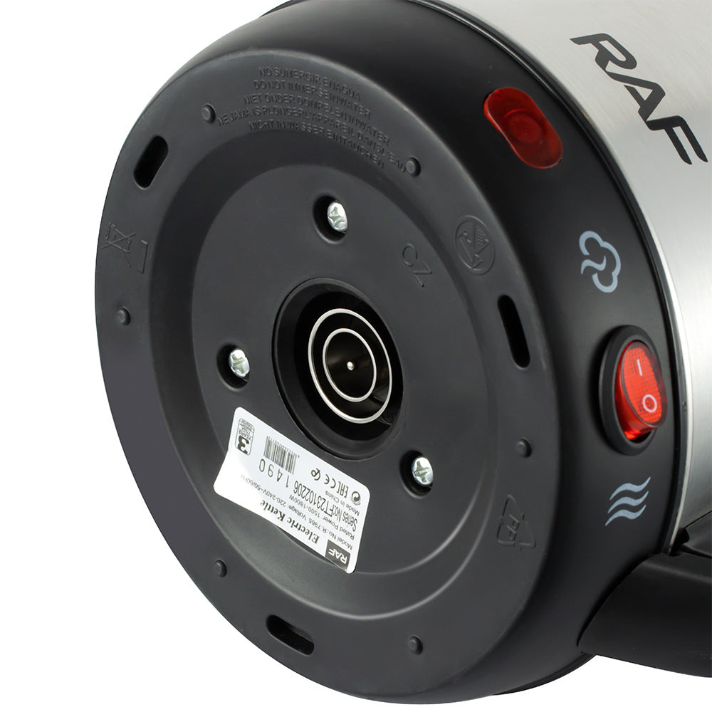 RAF European Standard Stainless Steel 0.8+1.8L Multifunctional Electric Kettle Automatic Large Capacity Multifunctional Kettle