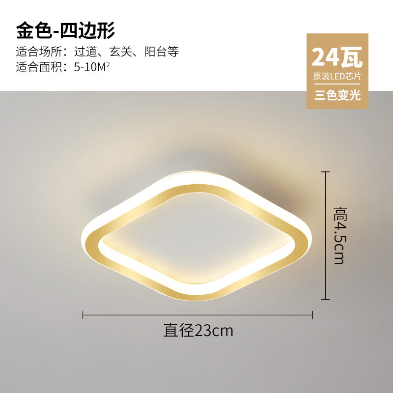Nordic Corridor Entrance Hallway Light Simple Modern Creative Cloakroom Light led Balcony Small Ceiling Light Fixture