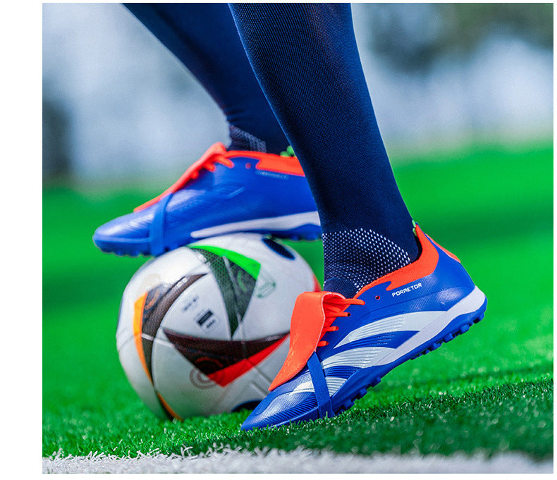 World Cup Football Shoes Men's New Style Grassland Competition AG Spike TF Broken Nails Adult Youth Student Sports Training