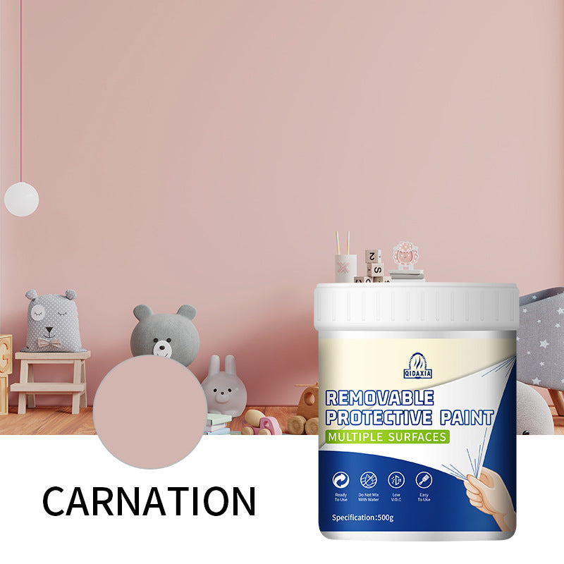 QIDAXIA Multi-Surface Removable Protective Paint Tearable Paint Peelable Water-Based Elastic Latex Paint