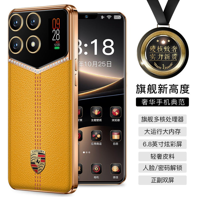 U25Smartphone6.8Inch Dual Screen Android Full Network Compatible5G Large Screen Dual Screen Flagship