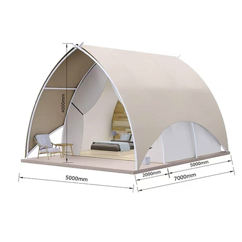Outdoor Camping Sailboat Tent Resort Luxury Camping Tent Large Homestay Light Luxury Hotel Boat-shaped Tent