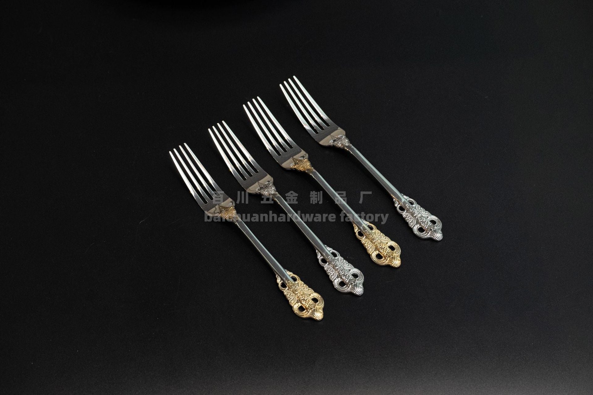 Court316Stainless Steel Tableware Cake Fruit Fork Home Hotel Dessert Fork Western Food Gift Wholesale