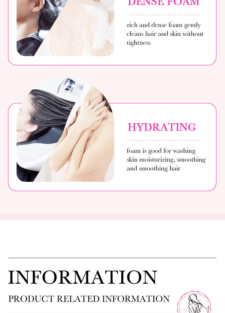 Bathing Set SADOER Rose Fragrance Shampoo Lavender Shower Gel Cross-Border Wholesale