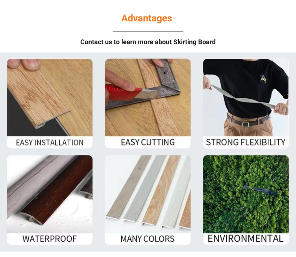Wpc/Wood/Pvc Floor Tile Skirting Board
