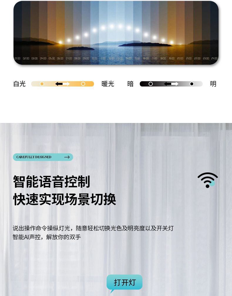 Full Spectrum Eye Protection Living Room Main Light Modern Simple Elegant Minimalist Ceiling Light Zhongshan Lighting Fixtures2025New