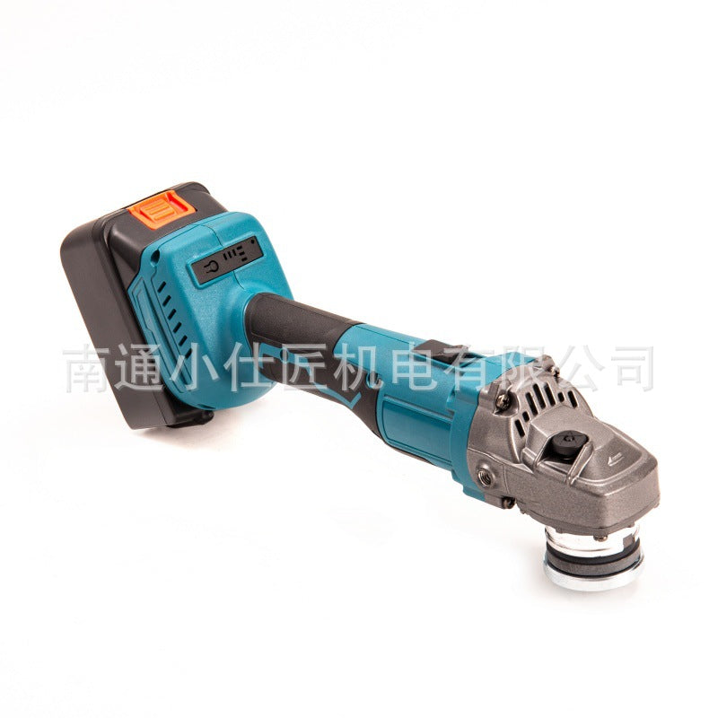 Rechargeable Lithium Battery Tool Brushless Angle Grinder Two Batteries One Charger Cross-Border AliExpress Model Household Grinding Angle Grinder