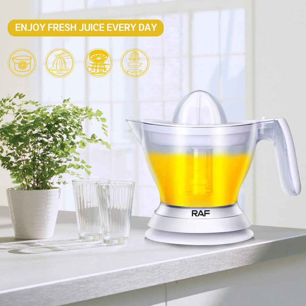 RAF EU Standard Electric Fresh Orange Juicer Household Automatic Juicer Lemon Orange Juice Machine Small Portable617
