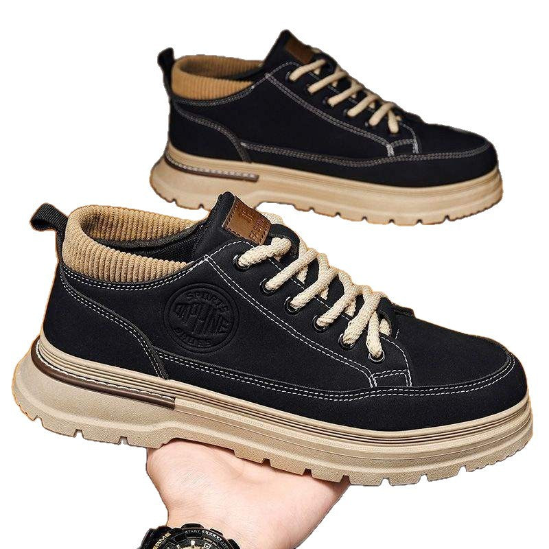 Plus Size Men's Martin Boots Sports Shoes Workwear Short Boots Trendy Men's Casual Versatile Outdoor Shoes Men's Style