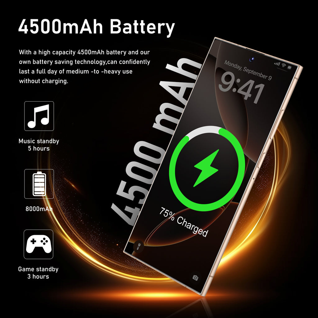 Exclusive Supply C25 Ultra Smartphone7.3Large Screen4+128Android Phone Source Factory AliExpress