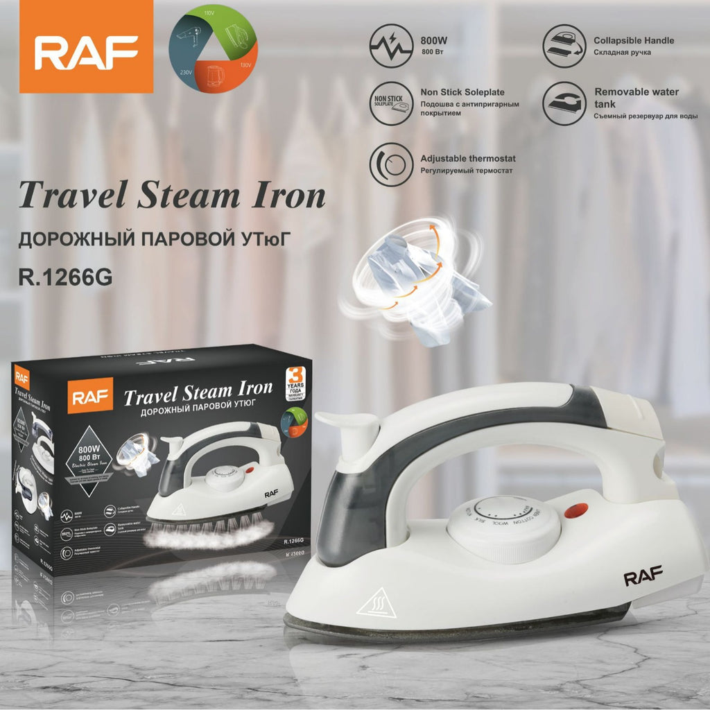 EU Standard Foldable Travel Household Steam Electric Iron Handheld Mini Electric Iron Small Portable Ironing Machine