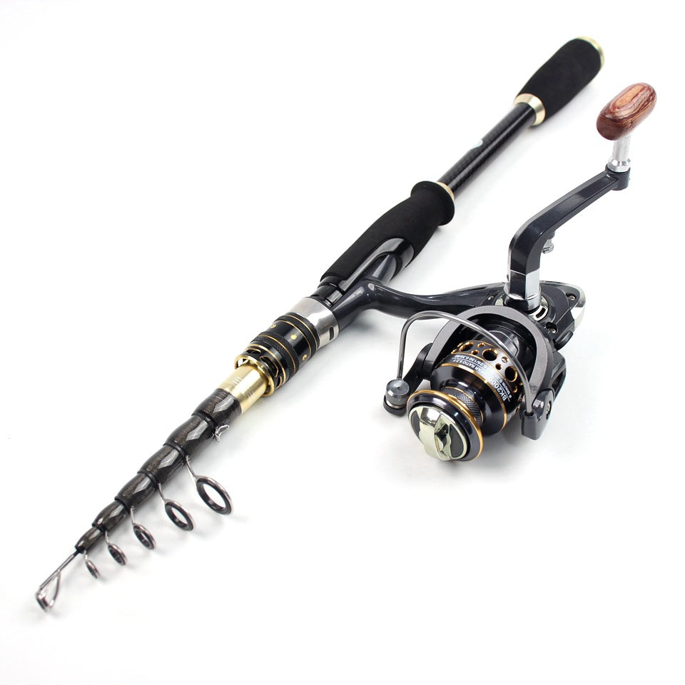 Carbon Fiber Sea Fishing Rod 2.1Hard Fishing Rod Super lightweight High Strength Travel Portable Fishing