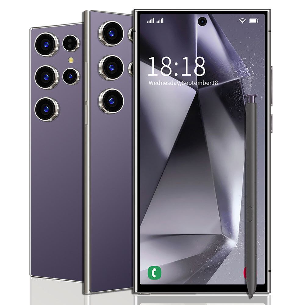 S24Ultra Mobile Phone7.3incell Notch Screen16+1T Source Factory Hot-Selling Smart