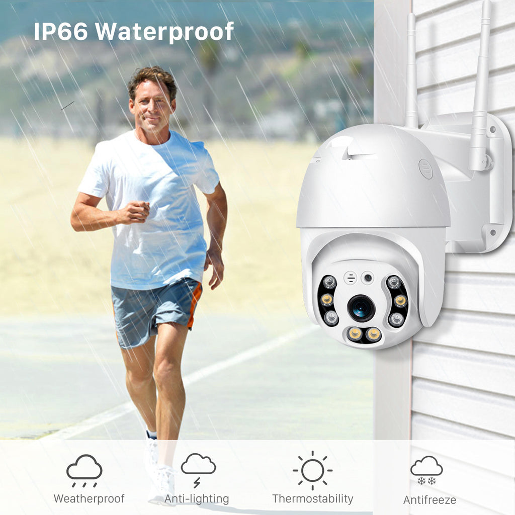 HD Outdoor Surveillance Camera Waterproof Eight-Light Dome Camera A6Wireless WiFiIPCamera Full Color