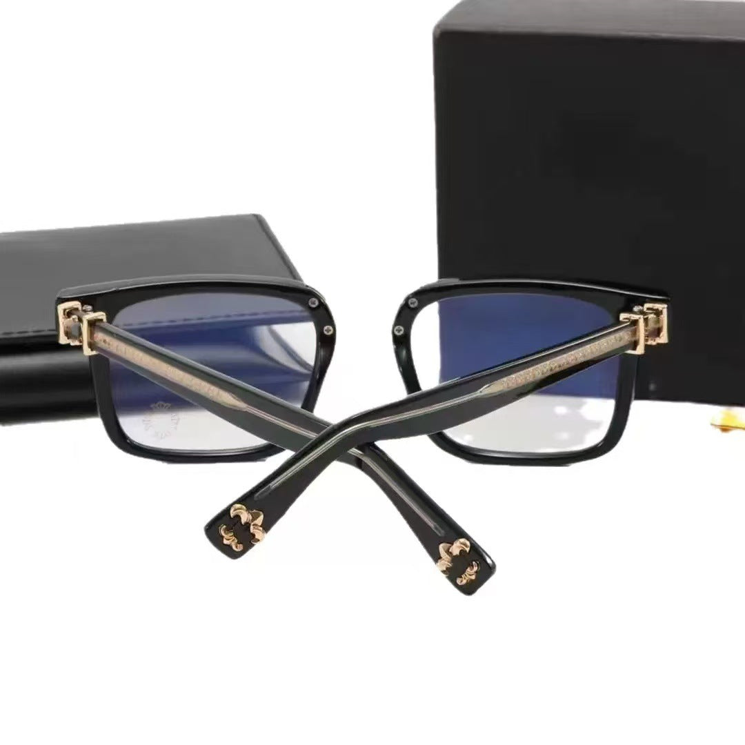 Kejia Plain Glasses for Women, Non-Prescription, European and American Style, Square Frame, Classic Travel Fashion Optical Glasses, Wholesale Sunshade