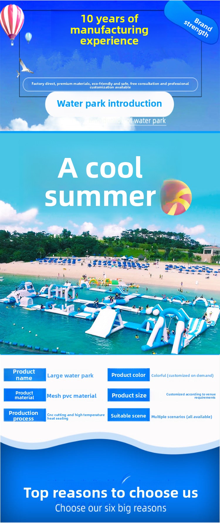 Inflatable Water Park Slide Equipment Manufacturer Elephant Panda Combination Large Frame Swimming Pool Children's Amusement