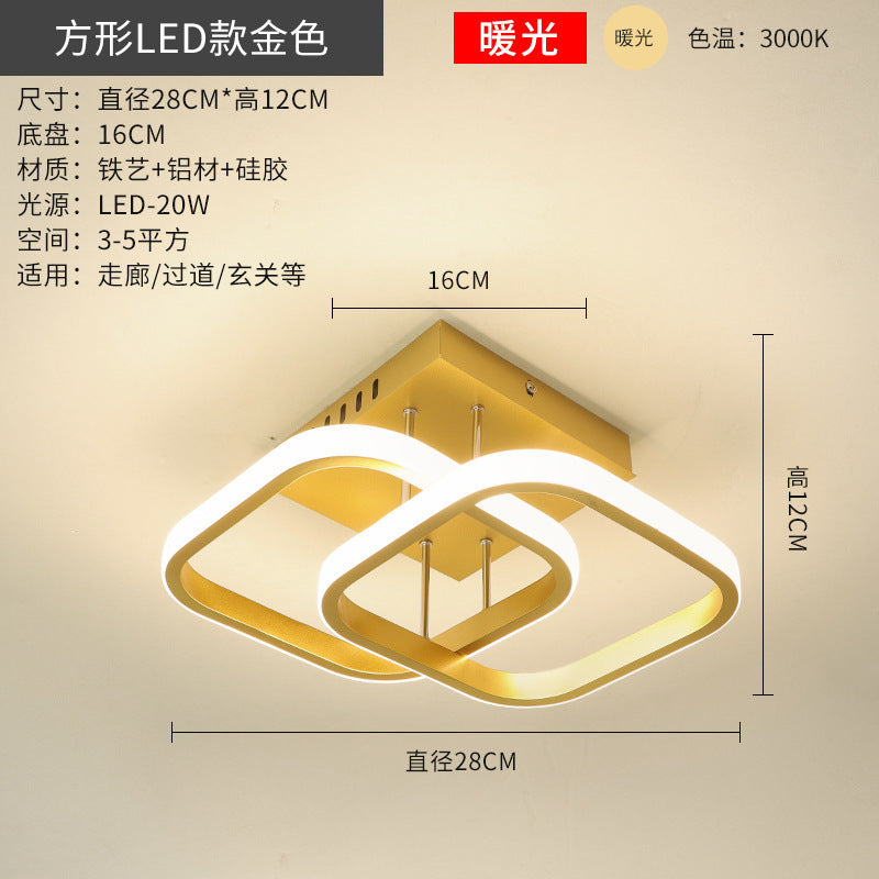 exclusive aisle lights balcony lights LED Modern Minimalist Nordic Creative Personality Cloakroom Living Room Entrance Light