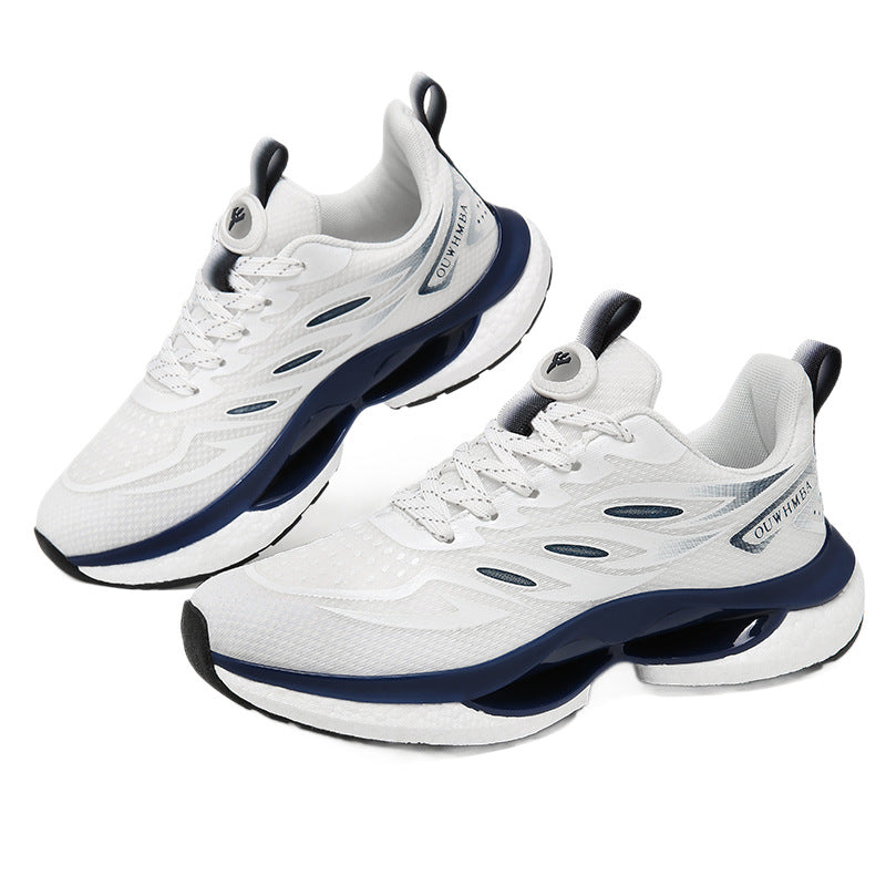 Summer Breathable Men's Shoes2025New Youth Sports Casual Running Shoes Student Lightweight Dad Mesh Trendy Shoes