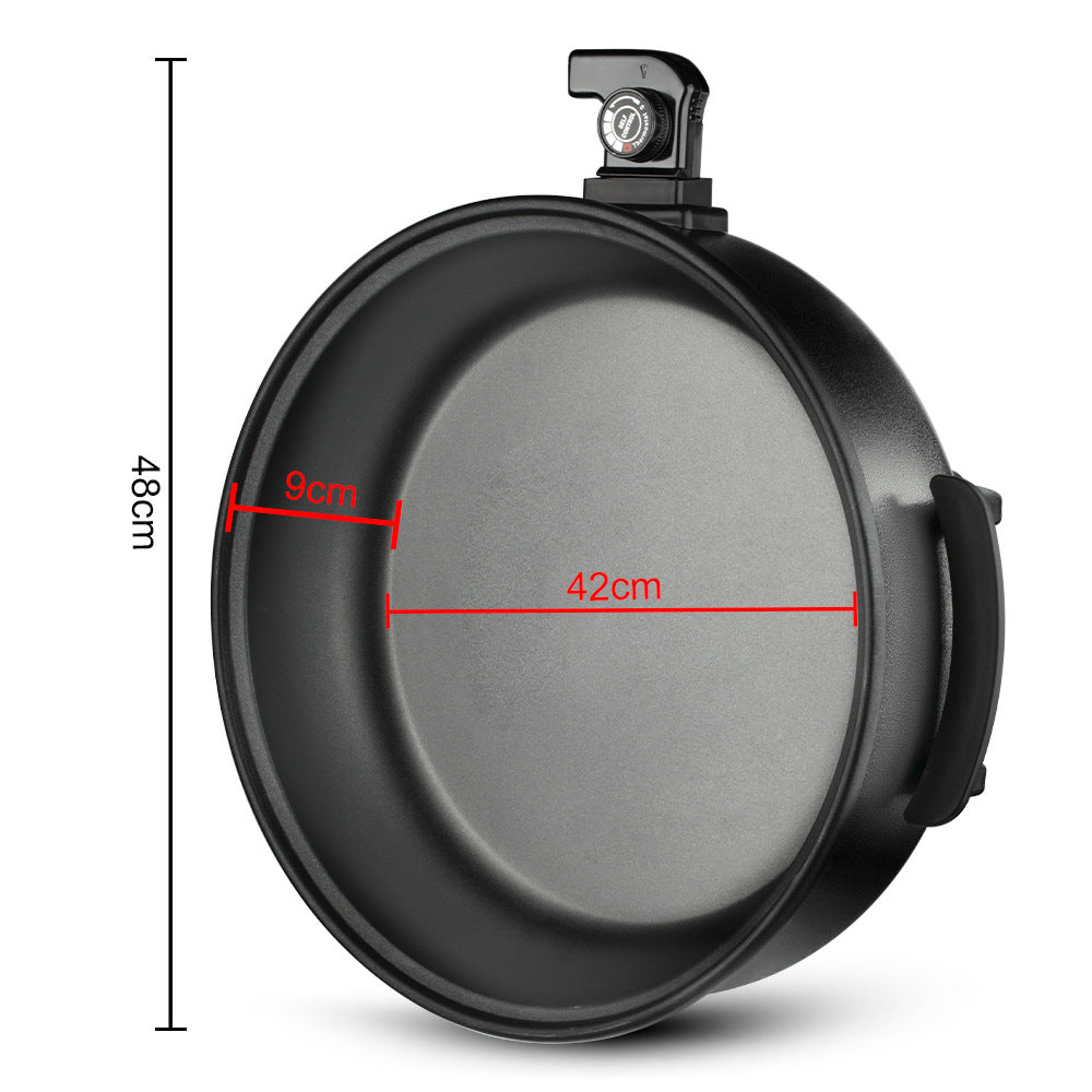 RAF European Standard Household Multifunctional Pizza Maker Multifunctional All-in-One Electric Frying Pan Electric Hot Pot Non-Stick Electric Hot Pot