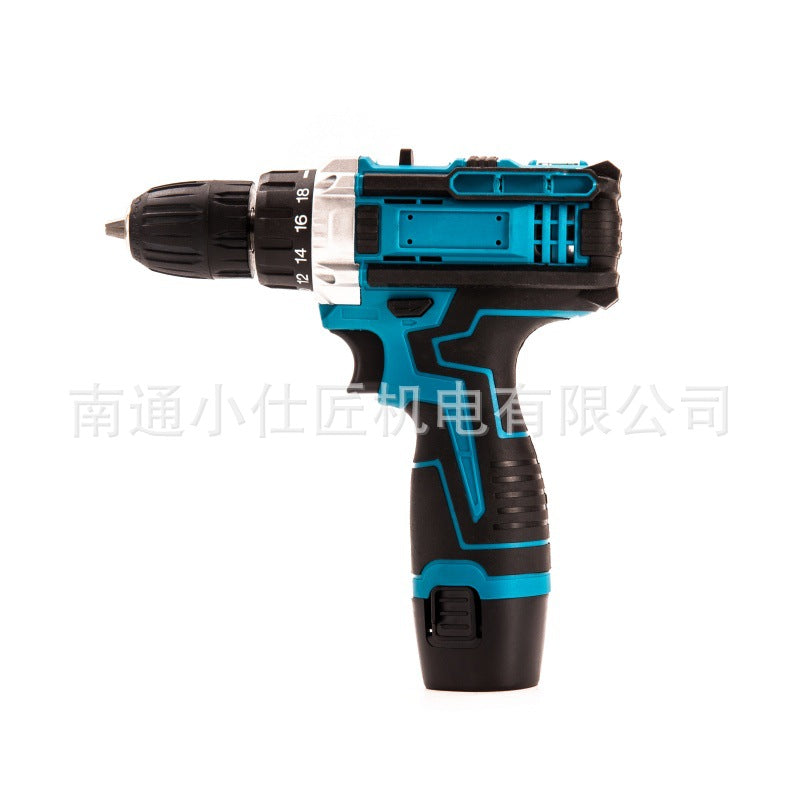 Cross-Border Foreign Trade Household Portable Lithium Electric Drill High-Power Multi-Function Wireless Rechargeable Pistol Drill Electric Screwdriver