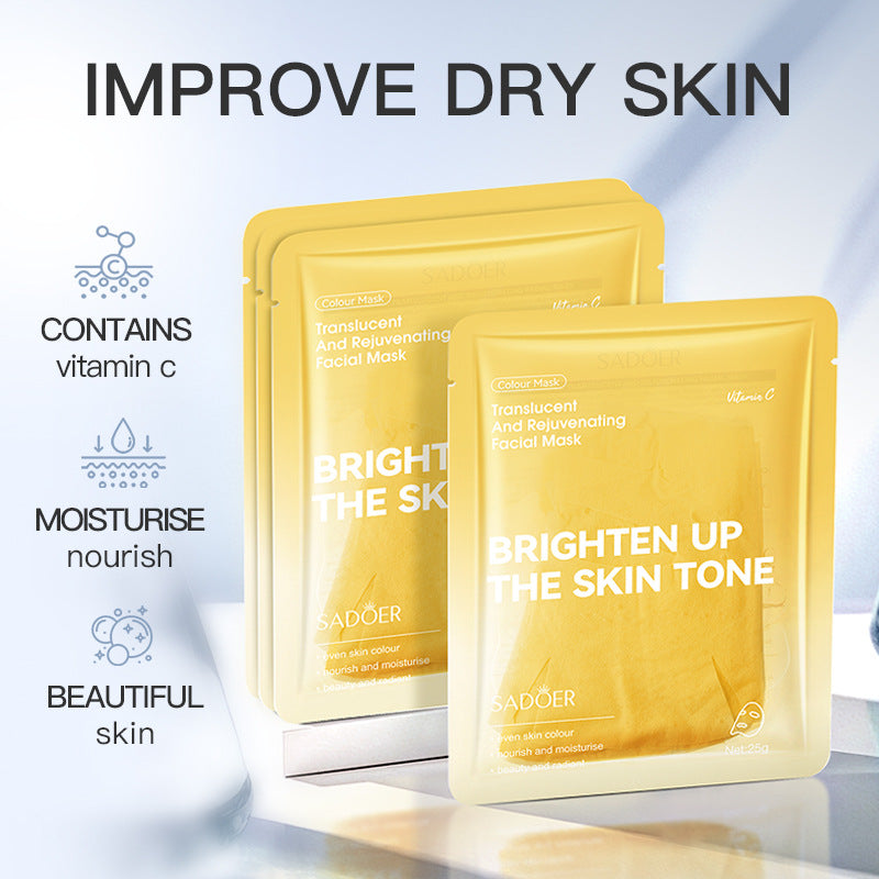 All English Vitamins C Radiant Brightening Mask SADOER Moisturizing and hydrating face masks  wholesale