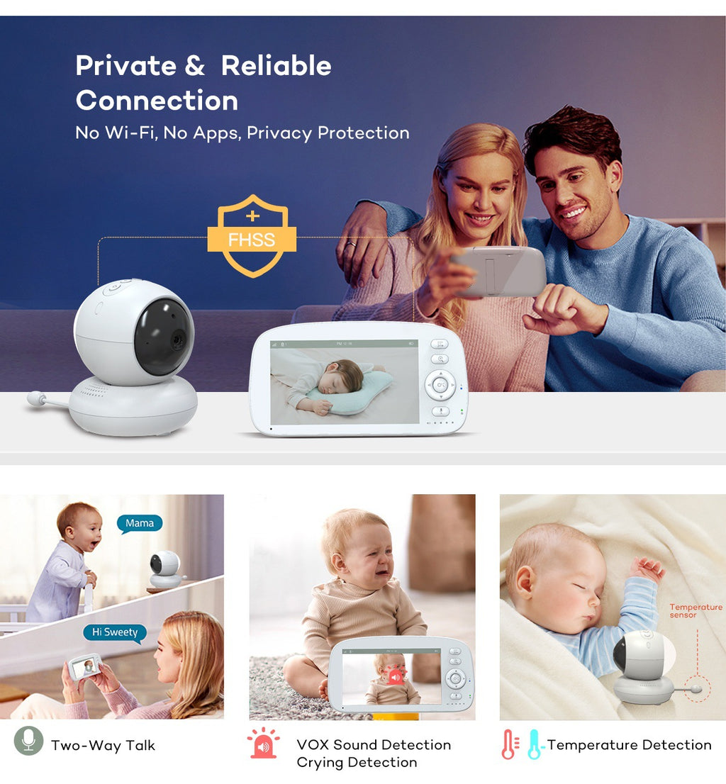 WiFi Baby Monitor Baby Monitor Surveillance Camera Wireless Care Home Smart Care