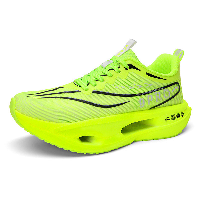 Summer Red Rabbit9PRO New Popcorn Carbon Plate Hollow Running Shoes Breathable Jacquard Comfortable Casual Sports Shoes