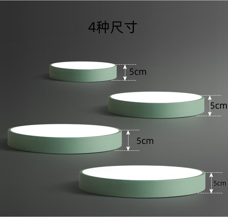 Bedroom Lamp Ceiling Lamp Modern Simple Warm Macaron Lighting led Nordic Round Living Room Children's Room Lamp