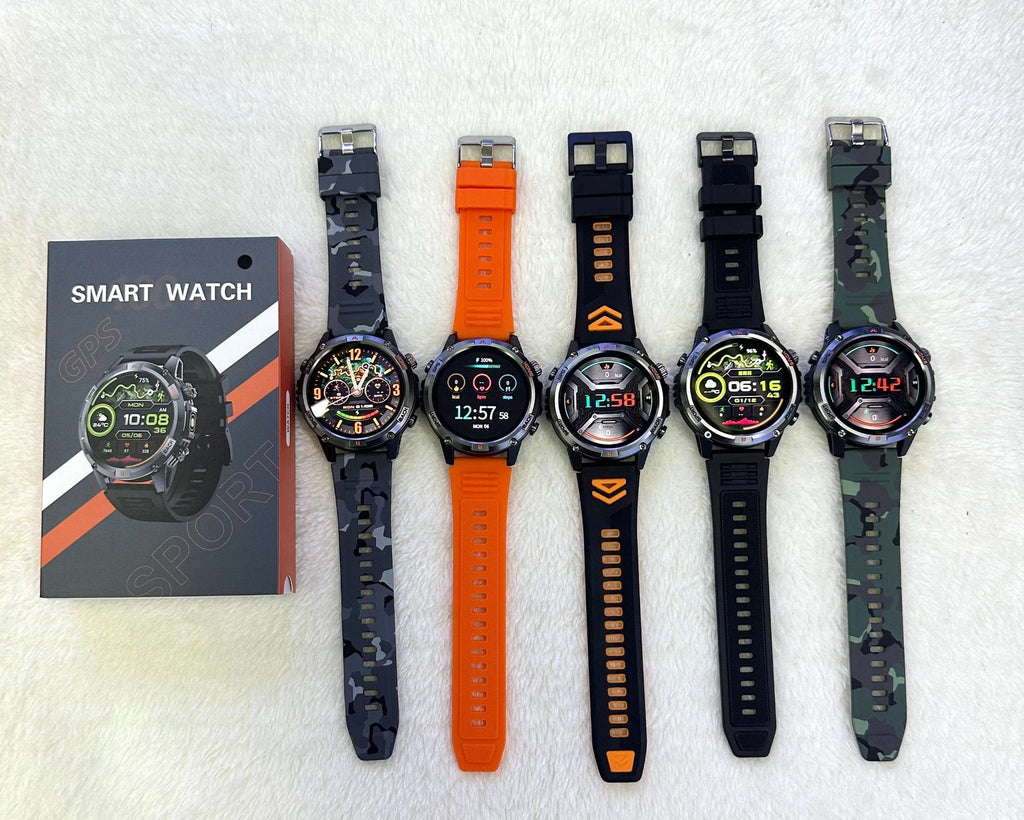 YK15Smart Watch Bluetooth Call Heart Rate Pedometer Sleep Depth Waterproof GPS Beidou Positioning Sports Three-Proof