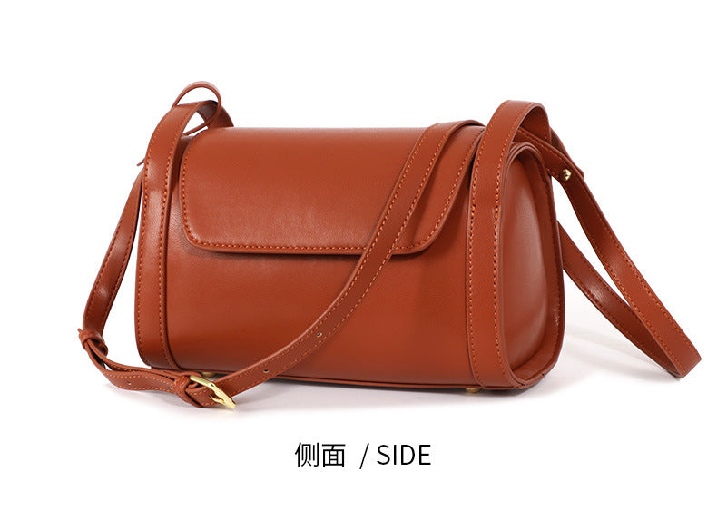 Trolis New Women's Bag2024Vintage Crossbody Bag Stylish Versatile Shoulder Bag Internet Celebrity Texture Small Square Bag