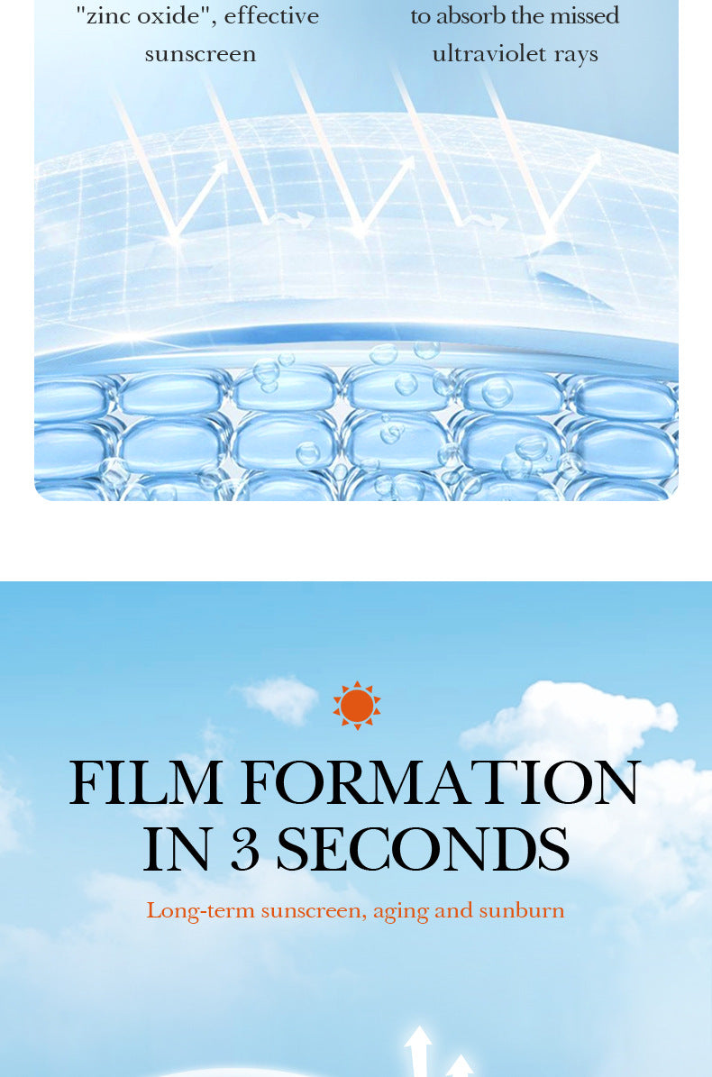 SPF60+VC Sunscreen SADOER Vitamin C Isolation Refreshing Sunscreen Lotion Cross-Border Wholesale