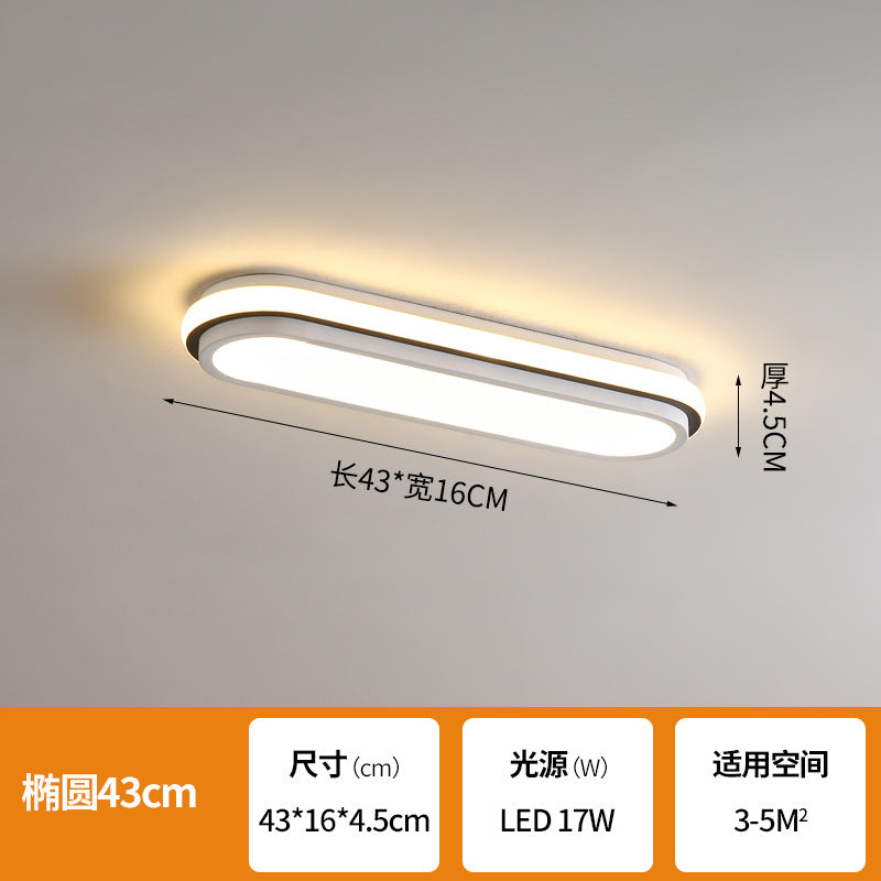 Simple and Modern led Ceiling Light Strip Shape Lamp for Training Room Classroom Gym Car Beauty Lighting Fixture
