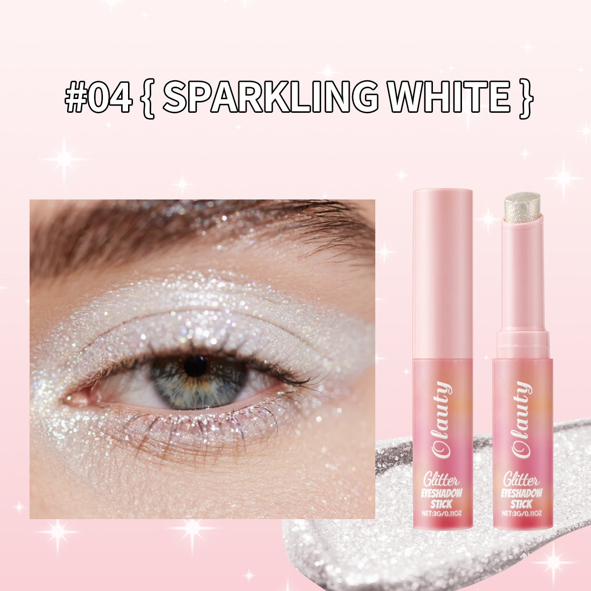 tk Jelly Highlight Eyeshadow Stick3g Contour Highlight Stick Pearlescent Shimmer6Color Packaging Beauty Makeup