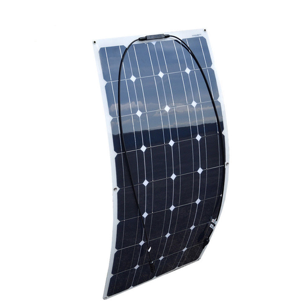 200W Complete Charging Set2*100W16V Flexible Solar Charging Panel20A Belt USB Controller