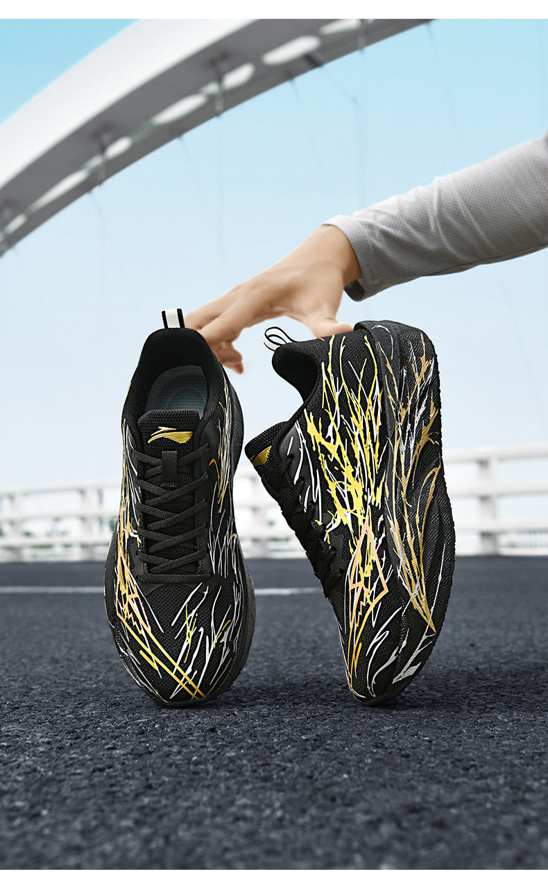 Zhi Jing5Generation pro Full-length Carbon Plate Casual Versatile Running Shoes for Teenagers Professional Lightweight Breathable Shock-absorbing Sports Shoes