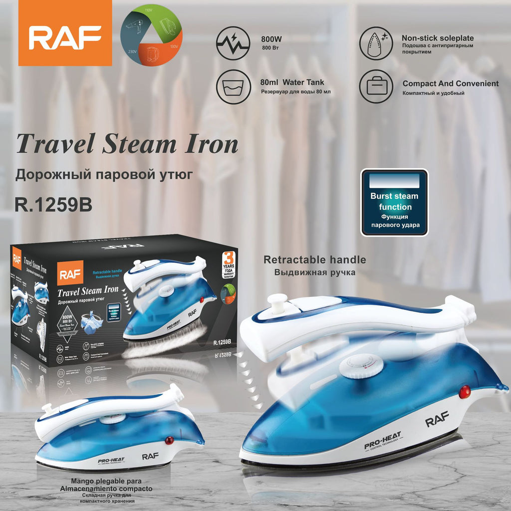 Foldable Travel Steam Electric Iron Handheld Mini Electric Iron Small Portable Ironing Machine220V