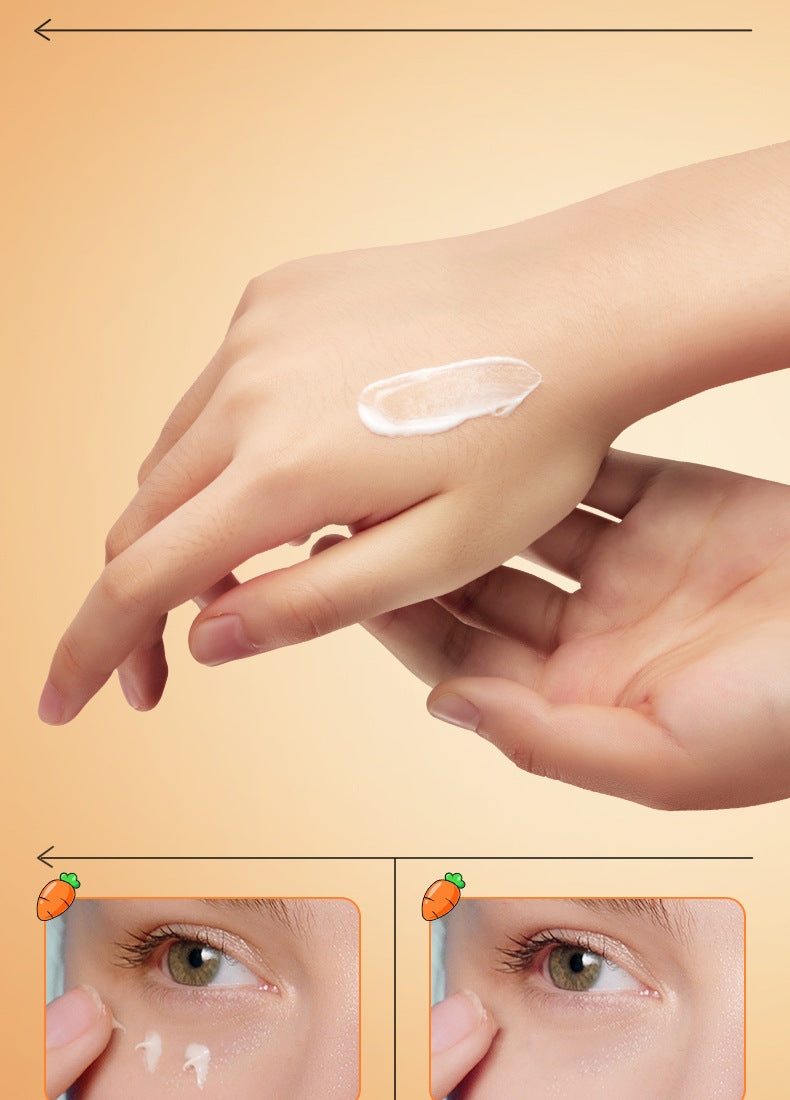 Full English Carrot Eye Cream20g SADOER Moisturize and Improve Dark Circles, Eye Wrinkles, and Eye Bags  Wholesale