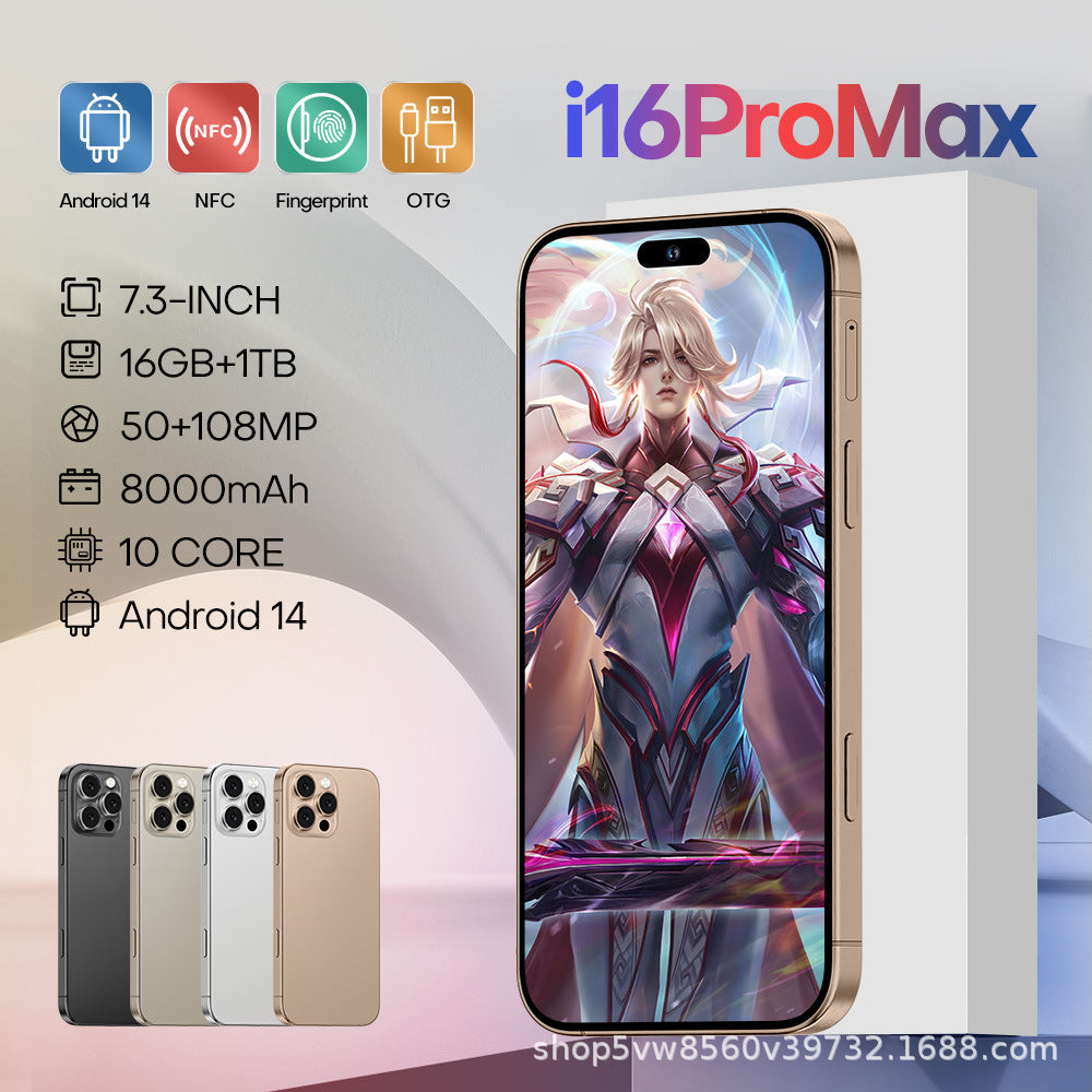Mobile Phone i16proMax Smartphone16+1TB Android Smartphones In Stock Wholesale