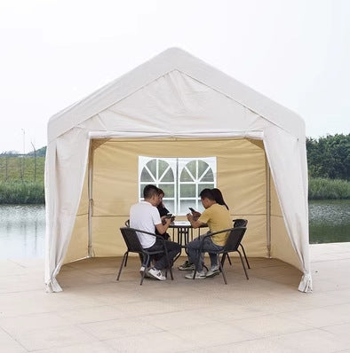 Night Market Stall Internet Celebrity Tent Courtyard Outdoor Foldable Advertising Rainproof Sunshade Four-Corner Umbrella Parking Shed